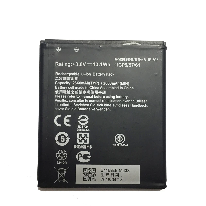 C11P1508 C11P1601 C11P1606 C11P1609 B11P1602 батарея для ASUS ZC550KL Z010D/ZenFone 3 ZE520KL/3 Max ZC553KL/Z3