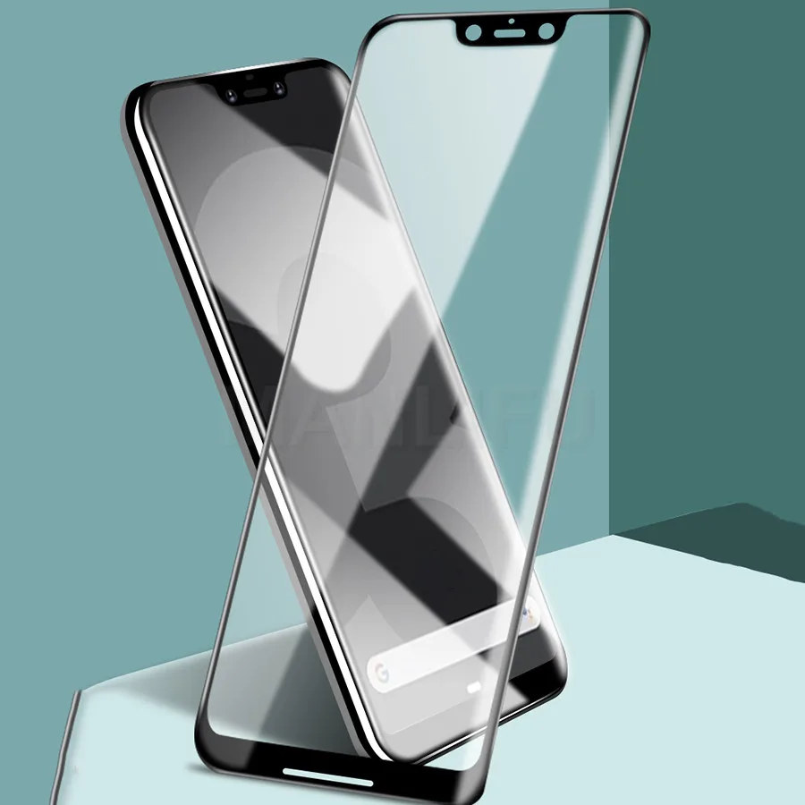 

MANLIFU Full Coverage Tempered Glass For Google 3a XL 3a Protective Glass Film Screen Protector for Google Pixel 3XL 3 XL