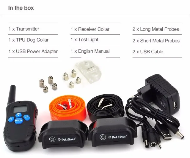 8th Rechargeable Dog Shock Collar PET998DBB