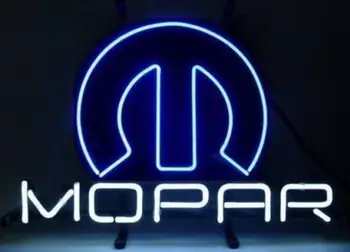 

Business Custom NEON SIGN board For Fiat Chrysler Automobiles MOPAR REAL GLASS Tube BEER BAR PUB Club Shop Light Signs 16*16"