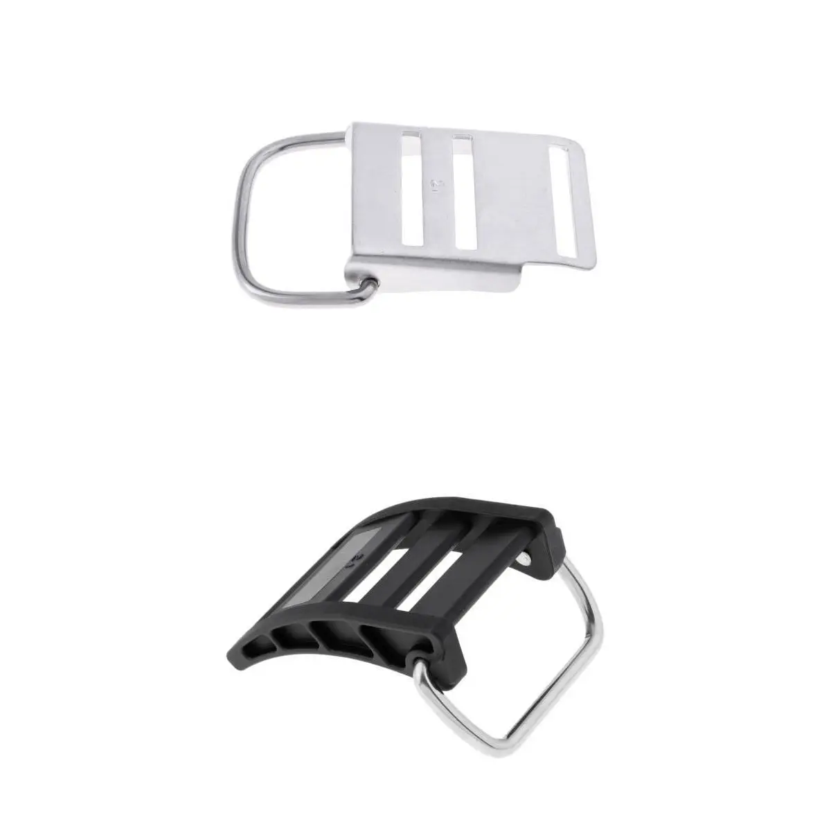 Perfeclan 2Pcs Performance Underwater Scuba Diving Diver Tank Strap Cam Buckle Universal Fits 2 Inch Wide Band Belt 