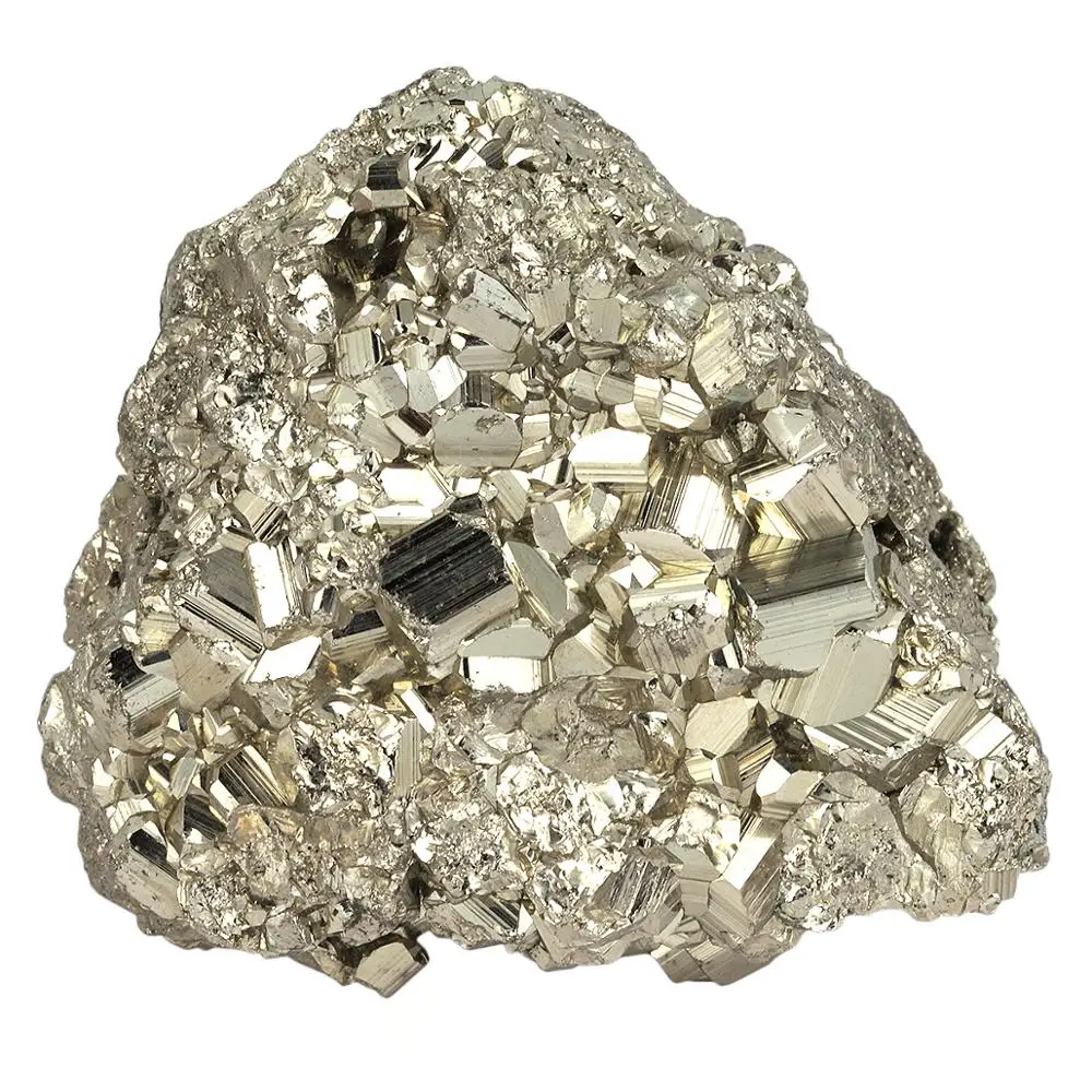 

TUMBEELLUWA 1Pc Natural Chalcopyrite Crystal Cluster, Mineral Specimen Healing Irregular Gem stone