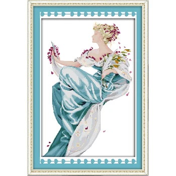 

Everlasting Love Christmas Summer Queen Ecological Cotton Chinese Cross Stitch Kits Counted Stamped 14 CT 11CT Sales Promotion