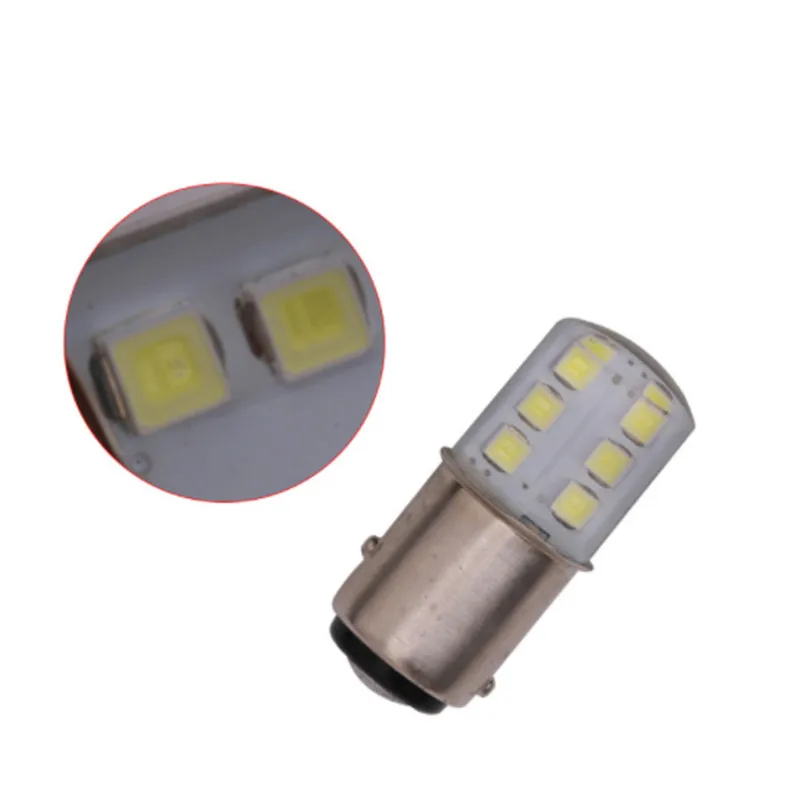 2шт 1157 BAY15D стробоскопическая вспышка Blink 12 SMD 2835 Светодиодный силиконовый P21/5 Вт