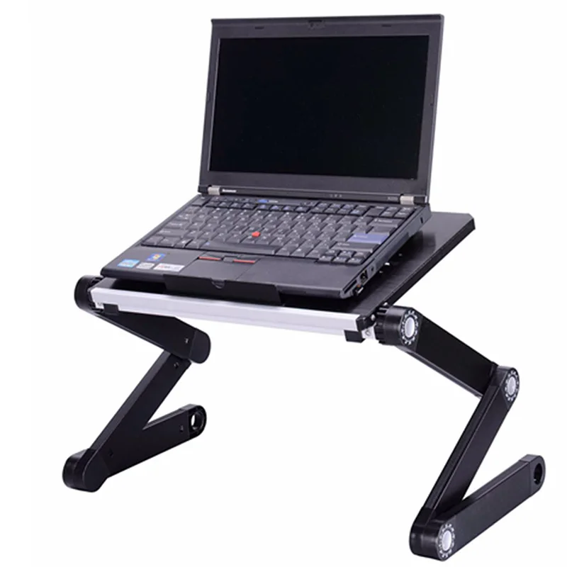 High Quality 35*26.5CM Adjustable Portable Laptop Table Stand Lap Sofa Bed Tray Computer Notebook Desk Bed Table 5 Colors
