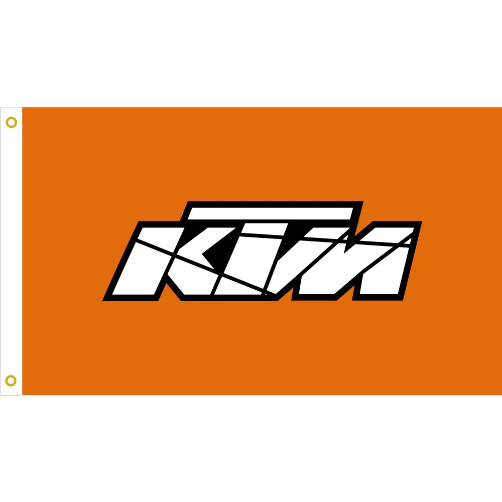 KTM флаг и баннер для гоночной команды 90*150 см 3x5 футов Летающий висящий флаг и украшение из полиэстера