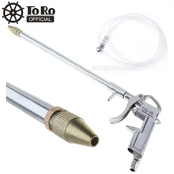 TORO 14 Inch Pneumatic Cleaning Gun with 5 x 8mm Flexible Pipe and Blowing Dust Pipe Fit for Washing Car Engine Oil Way 1pcs 55cc 62cc da dle engine front exhaust pipe muffer pipe with somke device for dle 55 62cc engine
