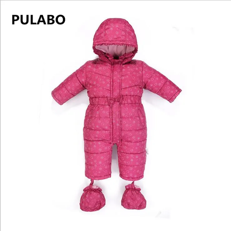 

High Quality Baby Rompers Winter Thick Cotton Boys Costume Girls Warm Clothes Kid Jumpsuit Children Outerwear Baby