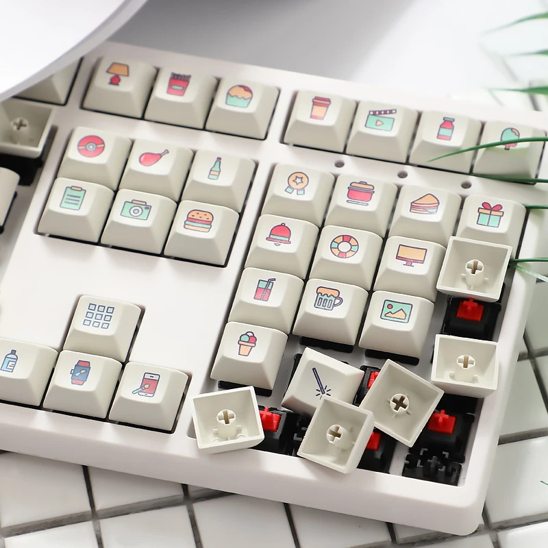 Прохладный Джаз Сублимация pbt DSA профиль личности keycap для механической игровой клавиатуры MX переключатели