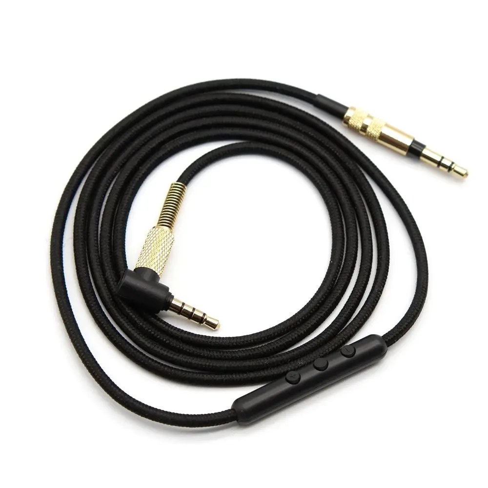 Replacement Audio Cable with Mic for Sony Beoplay H2 H6 H7 H8 Audio Technica DENON Beats Studio 2 0 Studio 3 0 Solo 2 Solo 3