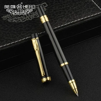 

Hot Selling Hero 3802 Brand Metal Ballpoint Pen Office Executive Fast Writing Business Gift Business Pen
