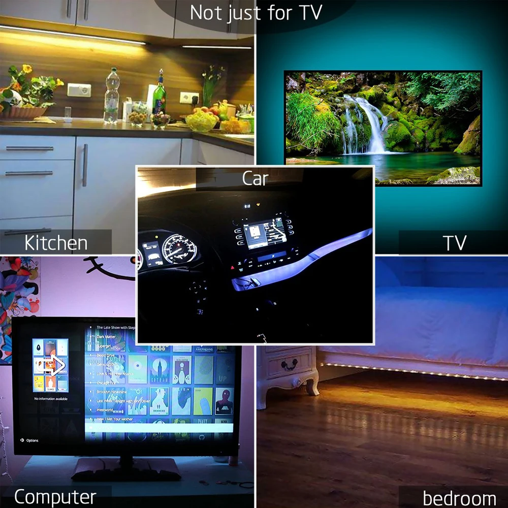 Гибкая светодиодная лента SMD5050 для подсветильник Ки экрана HDTV 5 в постоянного