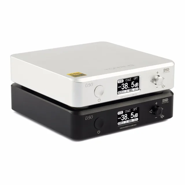 TOPPING D50 MiNi Digital-to-Analog Converter HiFi AUDIO Decoding ES9038Q2M *2 USB DAC XMOS XU208 DSD512 32Bit / 768Khz OPA1612