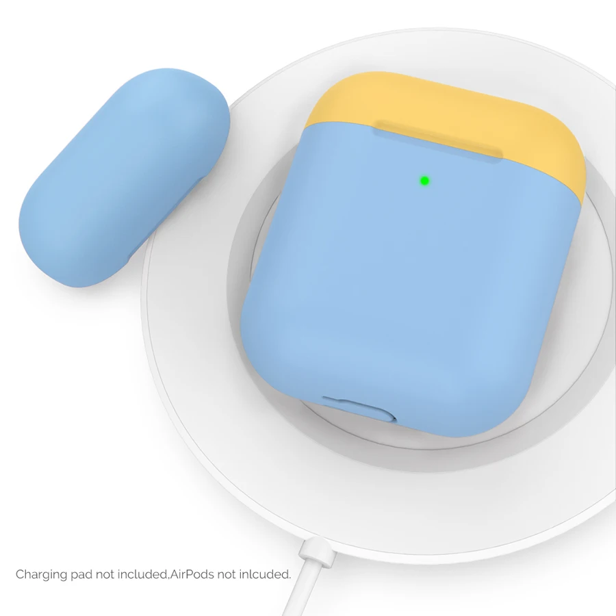 Чехол для наушников Airpods 2 силиконовый чехол защитный беспроводных Bluetooth Airpod