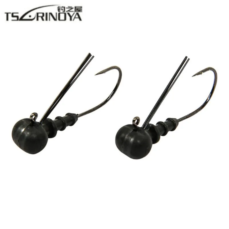 TSURINOYA Tungsten Steel Fishing Hooks Size 2.3g3Pcs 3.3g3Pcs 4g2Pcs