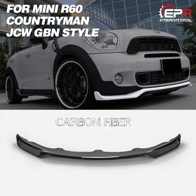 

Carbon Front Lip For Mini R60 Countryman JCW GBN Carbon Fiber Front Bumper Lip Body Kit Trim Tuning For Mini R60 Racing Part