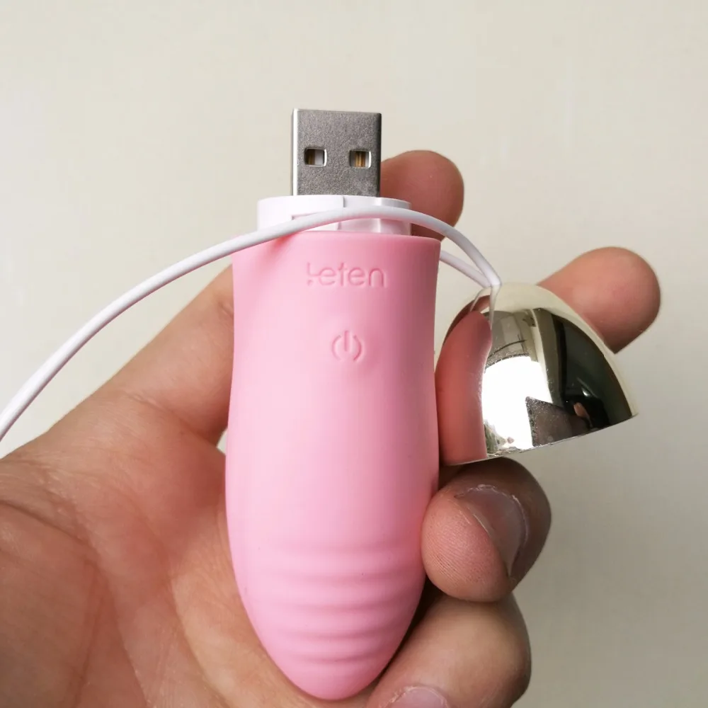 Силиконовый беспроводной вибратор Leten с дистанционным управлением