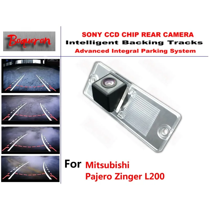 

for Mitsubishi Pajero Zinger L200 CCD Car Backup Parking Camera Intelligent Tracks Dynamic Guidance Rear View Camera