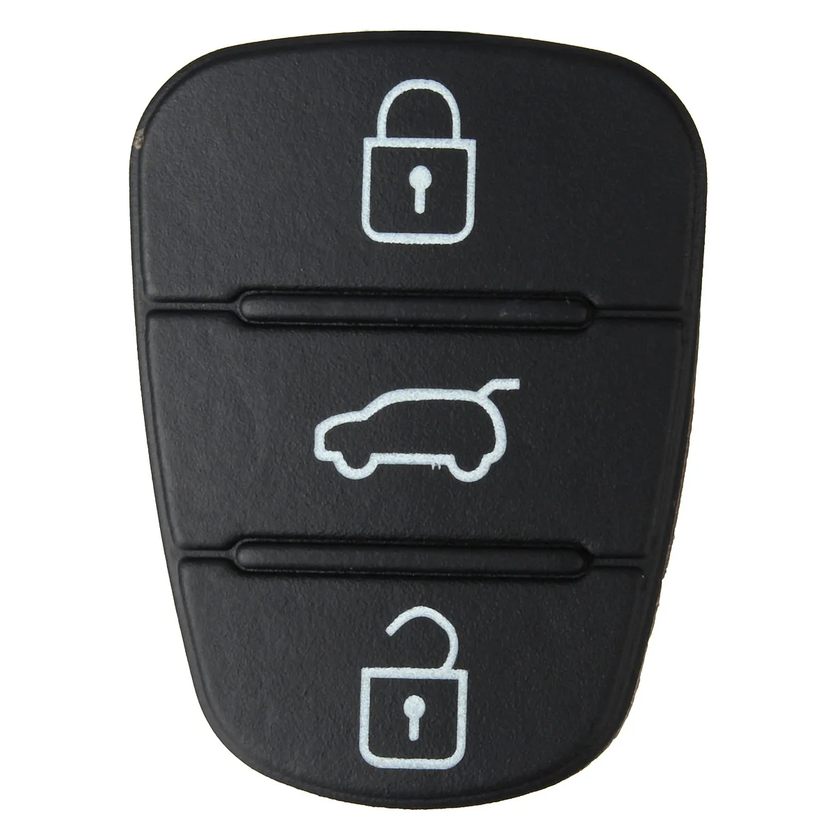 

New 3 Button Remote Key Fob Case Rubber Pad For Hyundai I10 I20 I30 Flip Key Key Shell Case for Car
