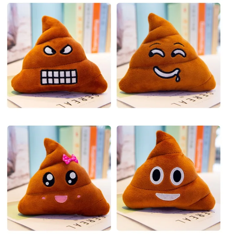 VILEAD милый смайлик какашка Подушка Almofada мягкая плюшевая игрушка кукла Poo Cojines диванная подушка для сиденья Coussin домашний декор