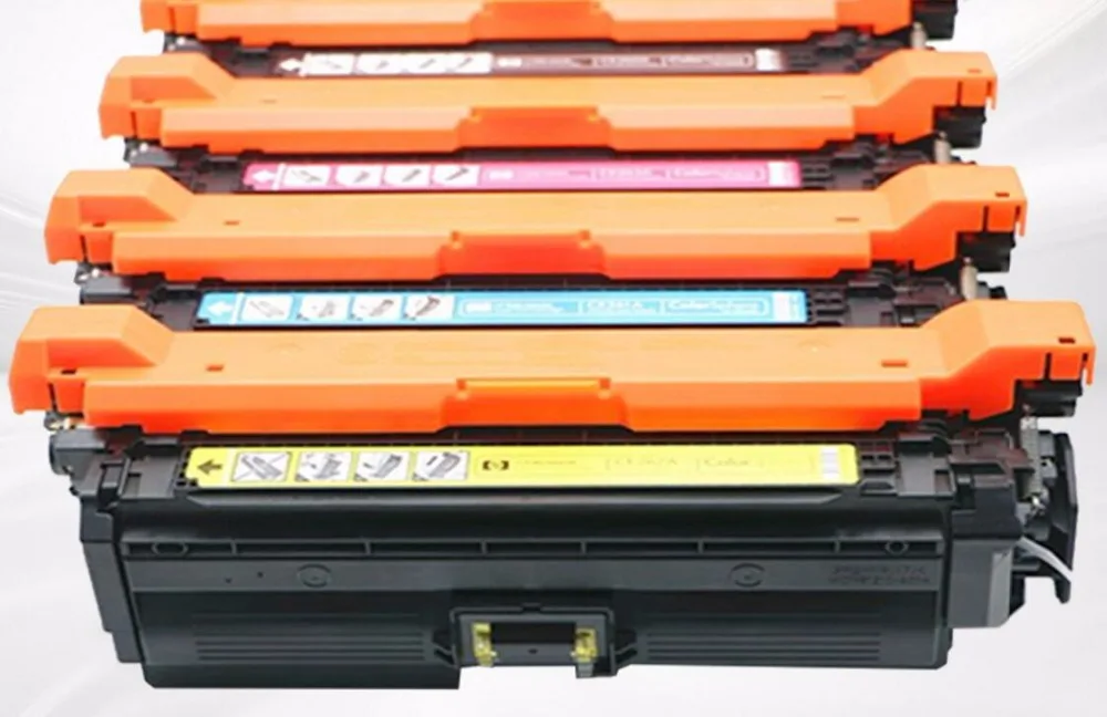 4 шт. цветной тонер-картридж CF320A CF321A CF322A CF323A совместимый для HP M651 M651f M651dn M680z 653A 652A