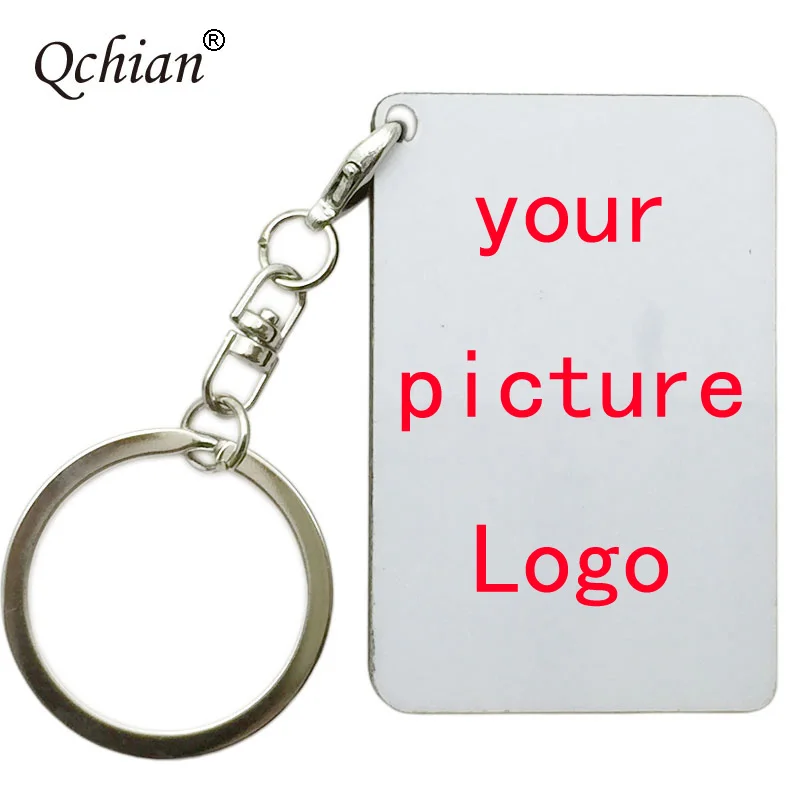 

100pcs/lot Company Logo Commemorative Photo Custom series Decorative Pendant Keychain Personalized Luggage Tag Picture Custom