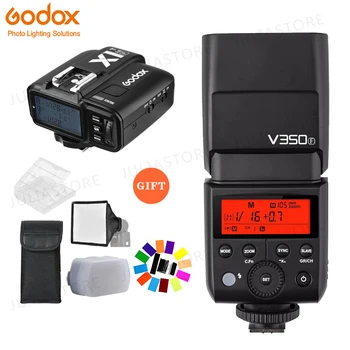 

Godox V350F with X1T-F Transmitter TTL HSS 1/8000s Flash Built-in Li-ion Battery Speedlite Flash for Fujifilm Camera