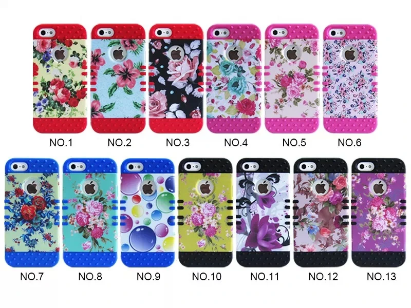 beautiful elegant flower cases for iphone 6plus 6s plus print artistical back cover various pattern shells |