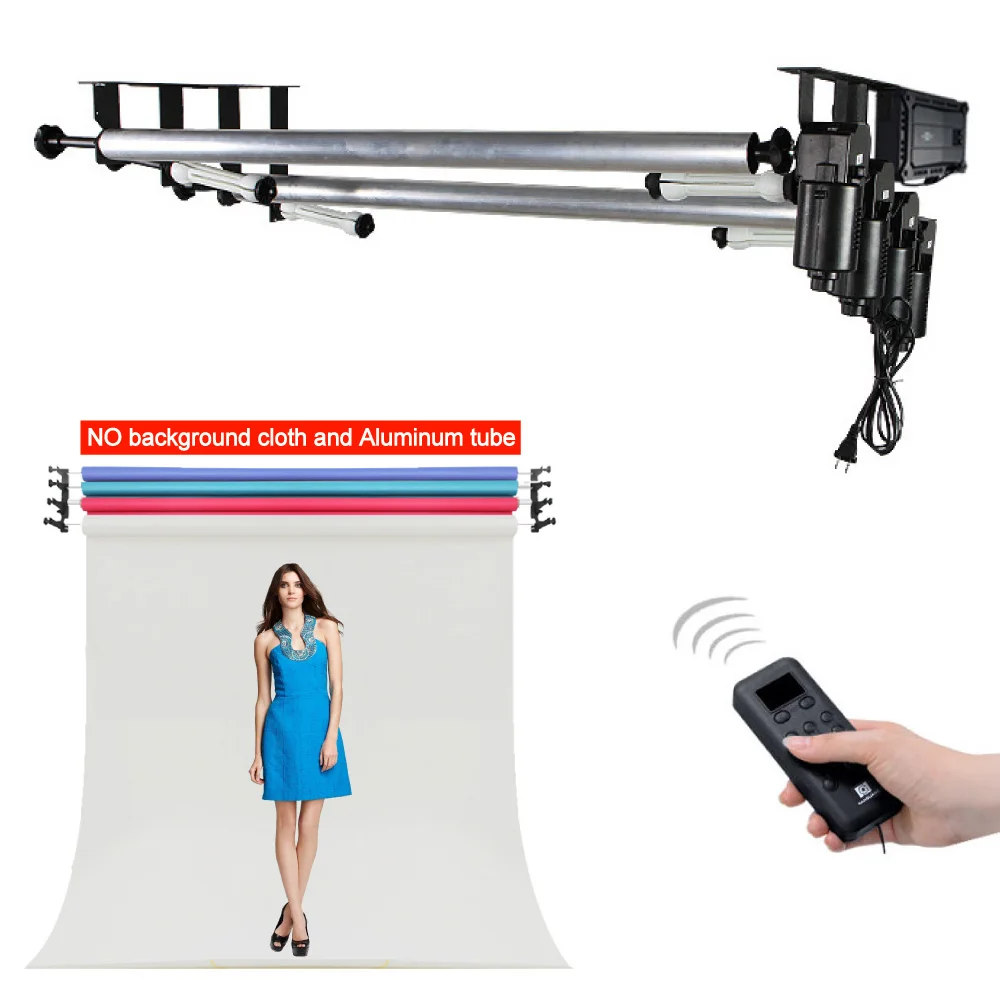 

Studio 4 Roller Motorized Electric Background Support Stand System 100-120V