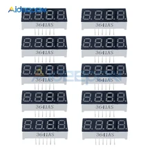 10Pcs 0.36 pollici 4 Bit 4 Cifre Catodo Comune Tubo Digitale 0.36