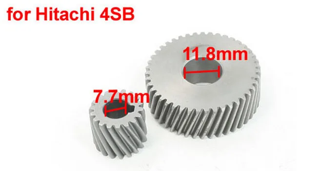 Par de herramientas eléctricas engranajes helicoidales PARA SIERRA Circular Hitachi 4SB Par de herramientas eléctricas engranajes helicoidales PARA SIERRA Circular Hitachi 4SB