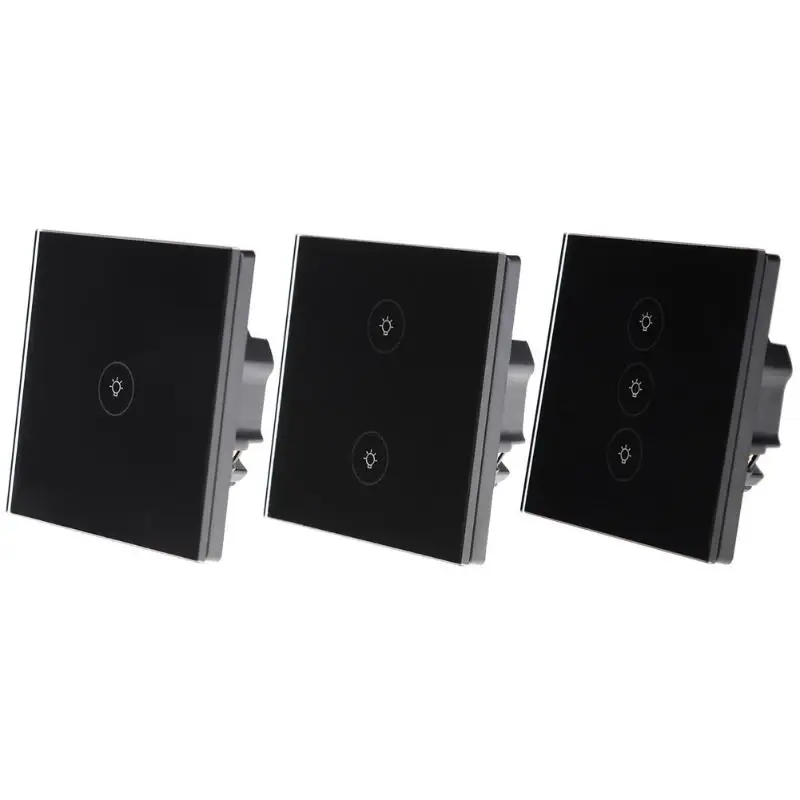 

ALLOYSEED 1/2/3 Button Smart Home WiFi APP Wireless Remote Control Wall Light Touch Switch Panel LED Wi-Fi For ALEXA/Google Home