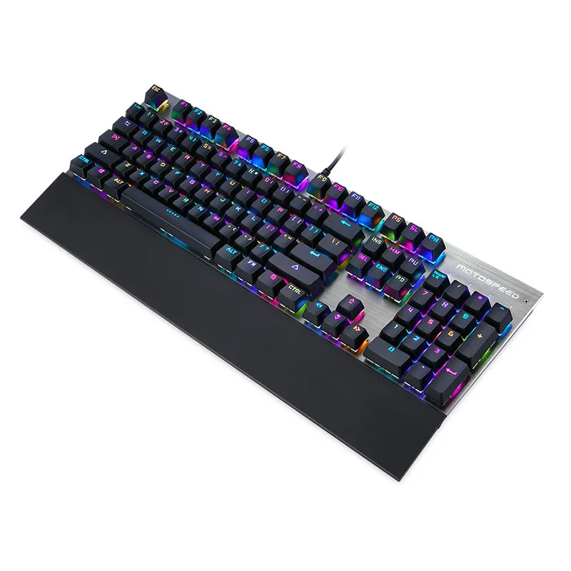 Motospeed Inflictor CK108 USB Проводная игровая RGB эргономичная клавиатура с 18