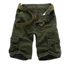 VXO мужские летние шорты модные мужские s военные до колена короткие карманы повседневные короткие пляжные брендовые многокарманные шорты без ремня