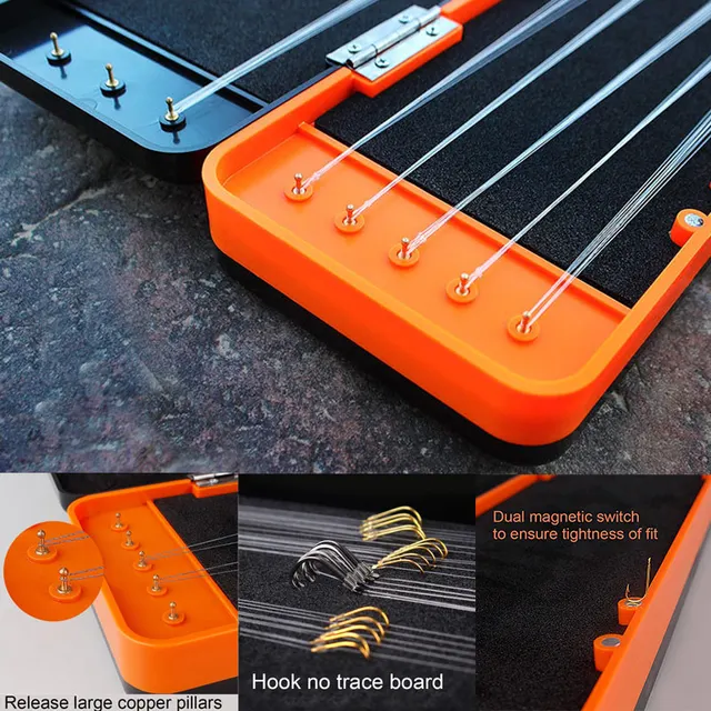 US $8.39 Fishing Rig Tackle Hook Box Case Large Capacity Durable ABS Dropproof Accessories BHD2