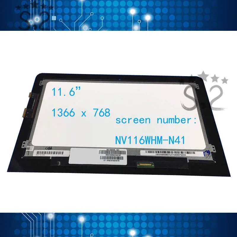 

OLOEY Touch LCD Assembly For HP Pavilion x360 11-U 11.6" LED Backlight NV116WHM-N41