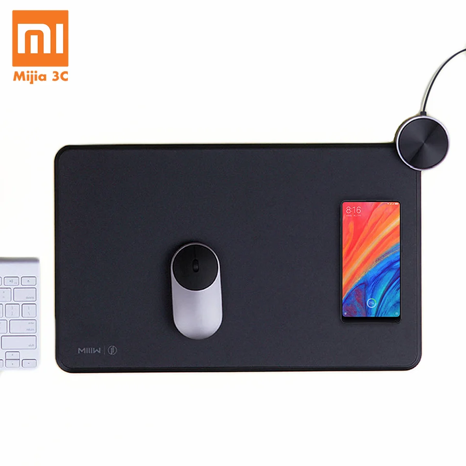 

Xiaomi Miiiw Smart Mouse Pad Qi Wireless Charging Xiaomi Wireless Phone Charger for Iphone X Xs Fast Charge Gaming Mouse Pad