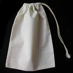 100 шт./лот CBRL хлопок ювелирные изделия сумки оптовый 3 "* 5" подарочные мешочки дешевые сумки шнурок для украшений упаковка