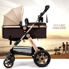 Best Price as low as $399.00 Promotion!! Four Solid Wheels Lightweight Baby Stroller,New Arrival Ultralight Trolley Baby,Blue Baby Pushchair Folding Baby Car