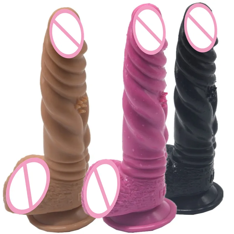 Искусственный реалистичный пенис Большая искусственная мастурбация