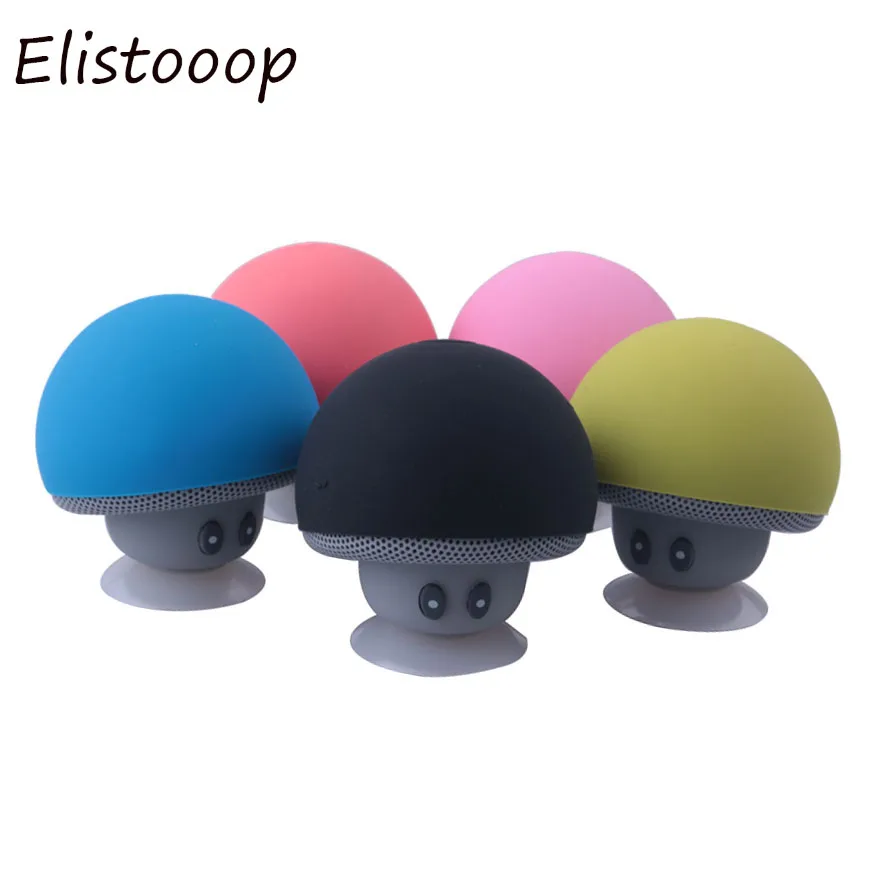 Elitooop новая мини Колонка в форме гриба Беспроводная Bluetooth 4 1 MP3 плеер микрофон