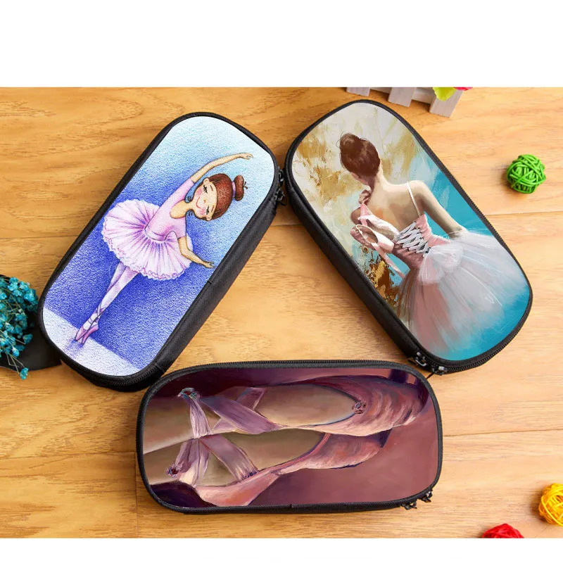 

Ballet Shoes Ballet Dancing Girls Coin Purse Pencil Holder Children School Supplies Bag Kids Case Make Up Stationery Bag Gift