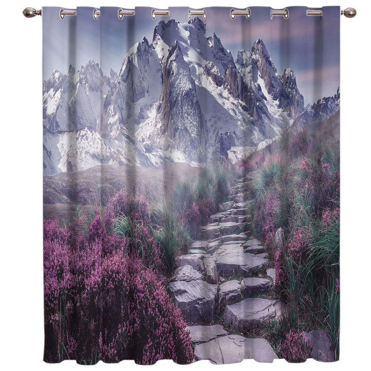 Лавандовые занавески с видом на окно темные жалюзи ванная комната кухня ткань