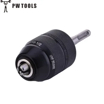 

2-13MM 1/16-1/2 Drill Chuck Keyless Drilling Adapter Converter SDS Adaptor Hardware Tool Half-metal Clamp