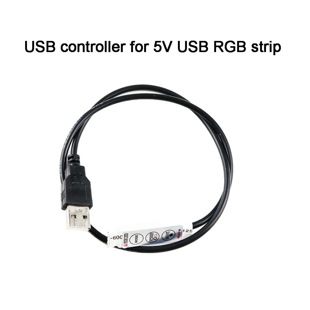 1 piece USB RGB led controller for DC5V RGB USB strip with 3Keys 4Pin ...