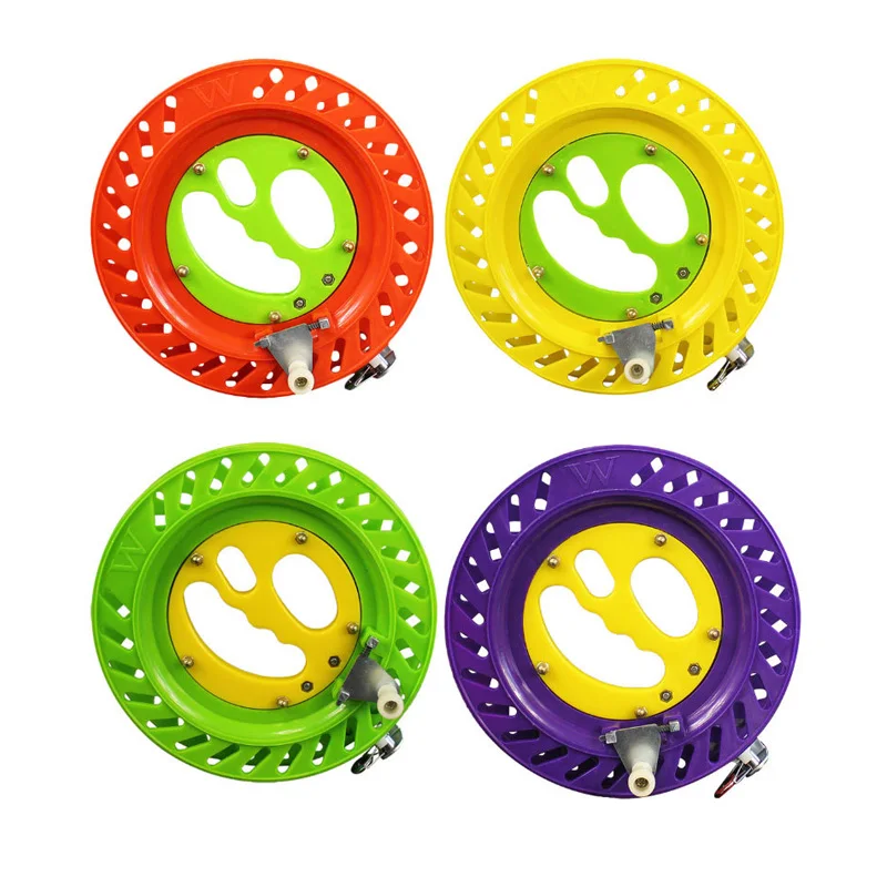 

1piece Hand Wheel Fishing Line Winder Fishing Reel Round Storage 20cm Spooler Fishing String Bobbin with Anti Reverse Bearing