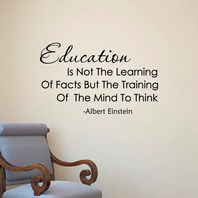 removable wall decals albert einstein education pattern wall sticker