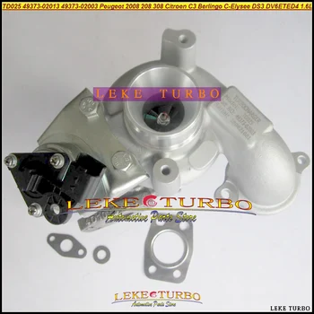 

Turbo TD025 49373-02013 49373-02003 49373-02002 For Peugeot 2008 208 308 For Citroen C3 Berlingo C-Elysee DS 3 DV6ETED4 1.6L HDI