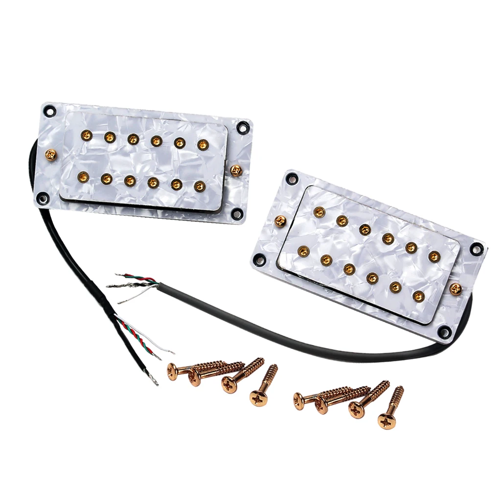 Electric Guitar Humbucker Neck Bridge Pickup Mounting Screws Wrench Kit 50/52mm