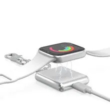 Часы зарядное устройство для Apple портативное зарядное устройство с USB совместимо с Apple Watch/iWatch магнитное Беспроводное зарядное устройство для Apple Watch Series